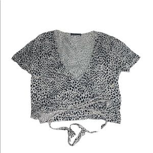 cheetah print amara top